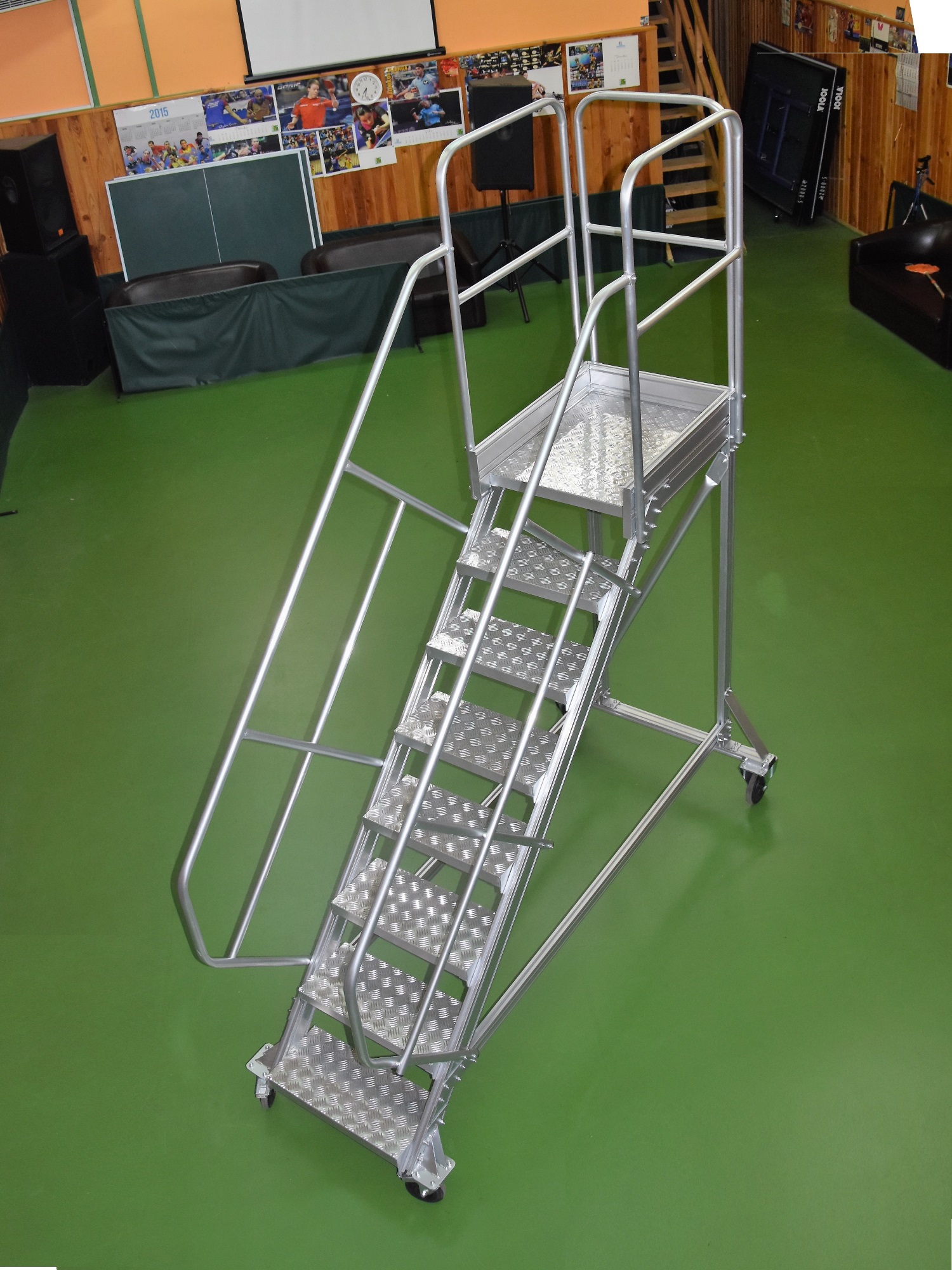 PLATFORME MOBILE DIN ALUMINIU, PANTA 45 GRADE